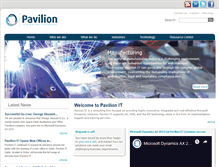 Tablet Screenshot of pavilionit.com